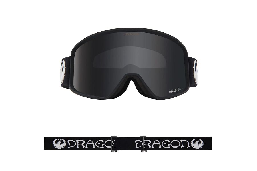 Dragon DXT OTG Snow Goggles Low Bridge Classic Black / Lumalens Dark Smoke - Elevation107