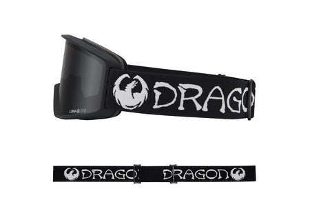 Dragon DXT OTG Snow Goggles Low Bridge Classic Black / Lumalens Dark Smoke - Elevation107