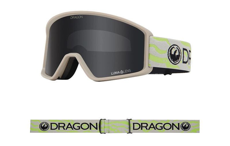 Dragon DXT OTG Snow Goggles Low Bridge Kelp / Lumalens Dark Smoke - Elevation107