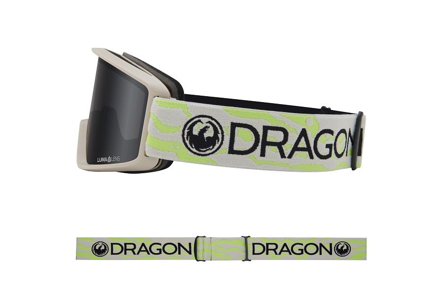 Dragon DXT OTG Snow Goggles Low Bridge Kelp / Lumalens Dark Smoke - Elevation107