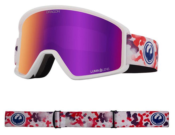 Dragon DXT OTG Snow Goggles Low Bridge Koi Lite / Lumalens Purple Ion - Elevation107