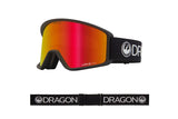 Dragon DXT OTG Snow Goggles Low Bridge 2024 Black / Lumalens Black Red Ion