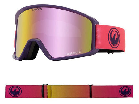 Dragon DXT OTG Snow Goggles Low Bridge Fade Pink Lite / Lumalens Pink Ion - Elevation107
