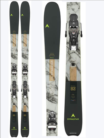 Dynastar M Cross 82 Mens Snow Skis + Look Konnect NX 12 Bindings 2024