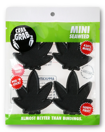 Crab Grab Mini Seaweed Stomp Pads 4 Pack Black - Elevation107