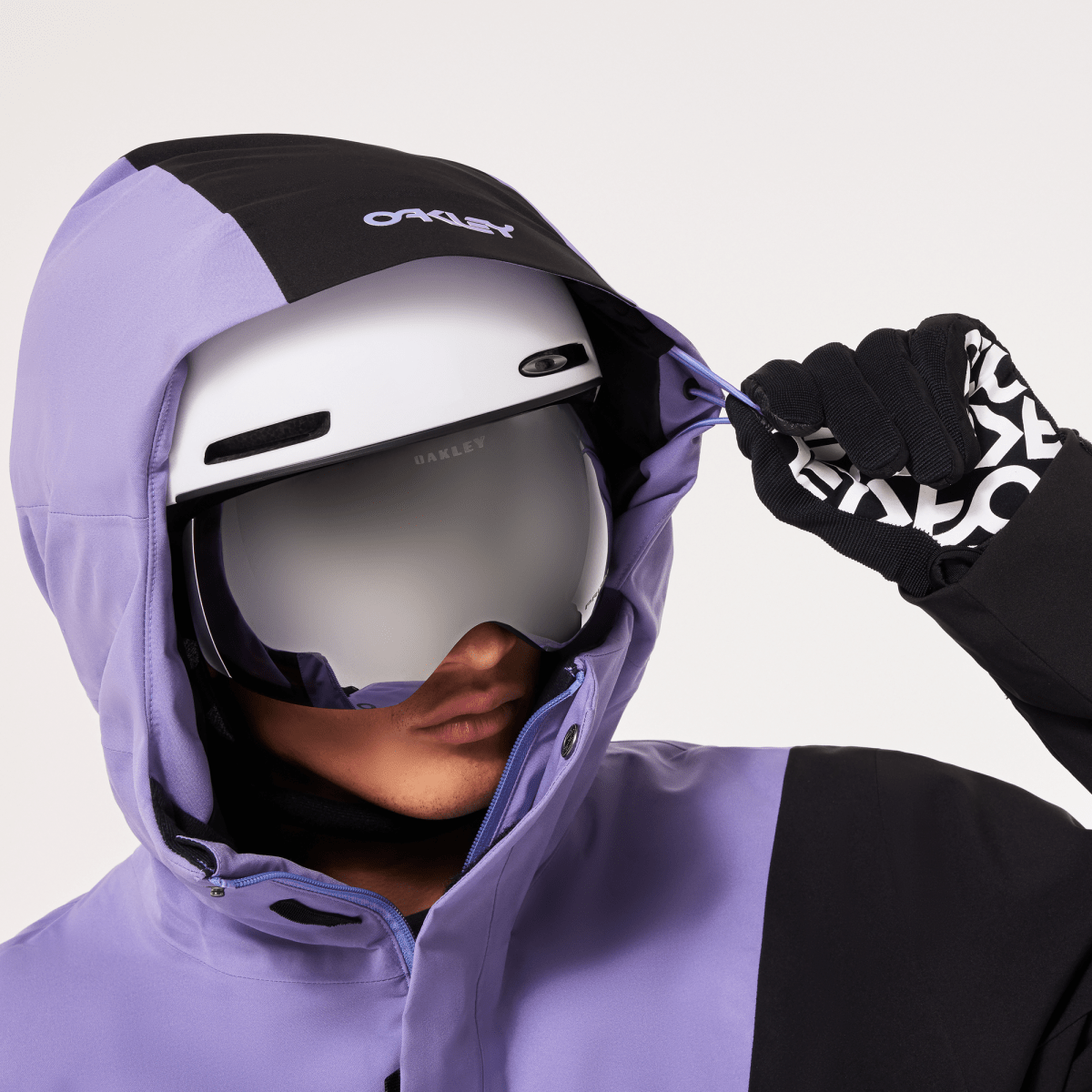 Oakley TNP TBT Insulated Anorak Mens 2025 Blackout / New Lilac - Elevation107