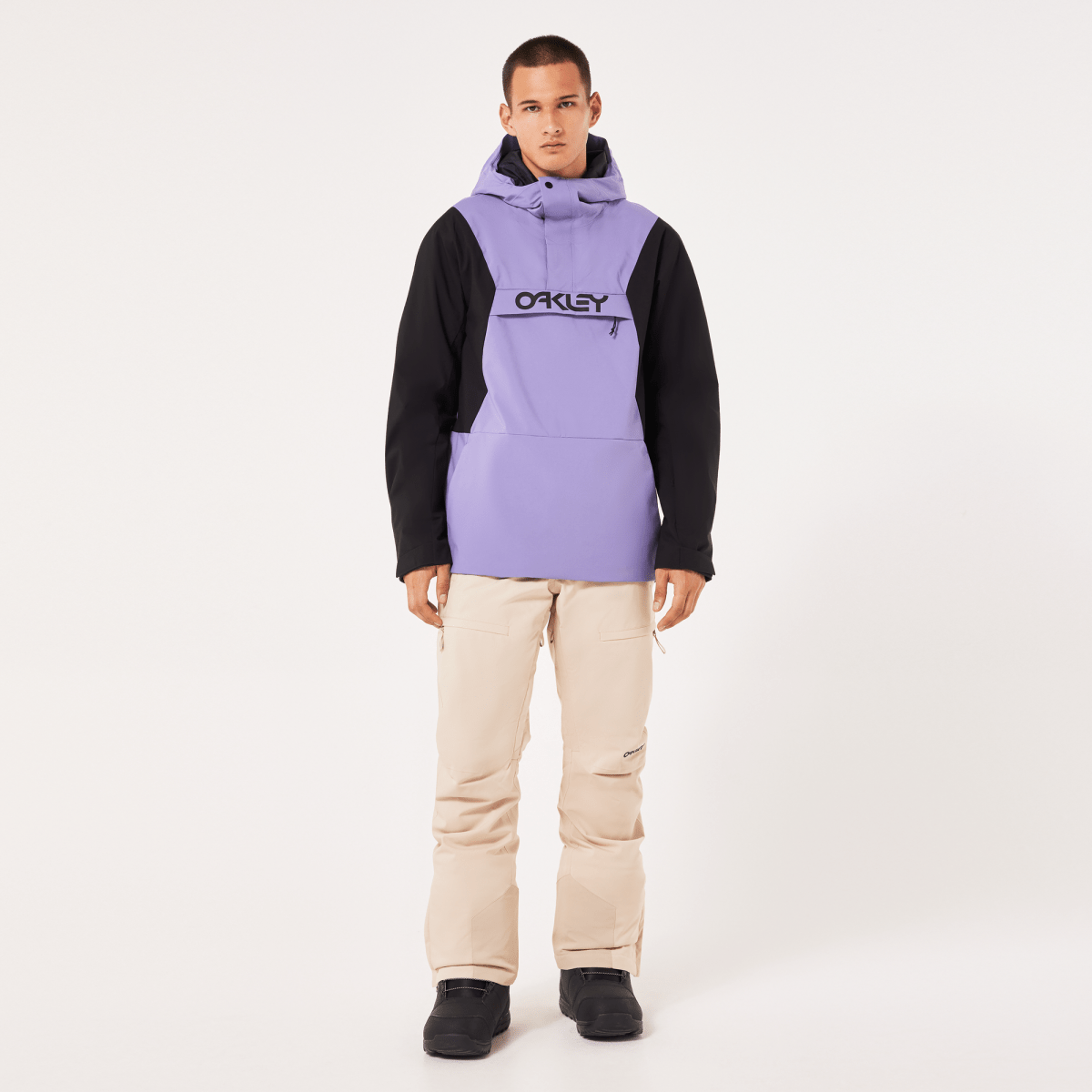 Oakley TNP TBT Insulated Anorak Mens 2025 Blackout / New Lilac - Elevation107