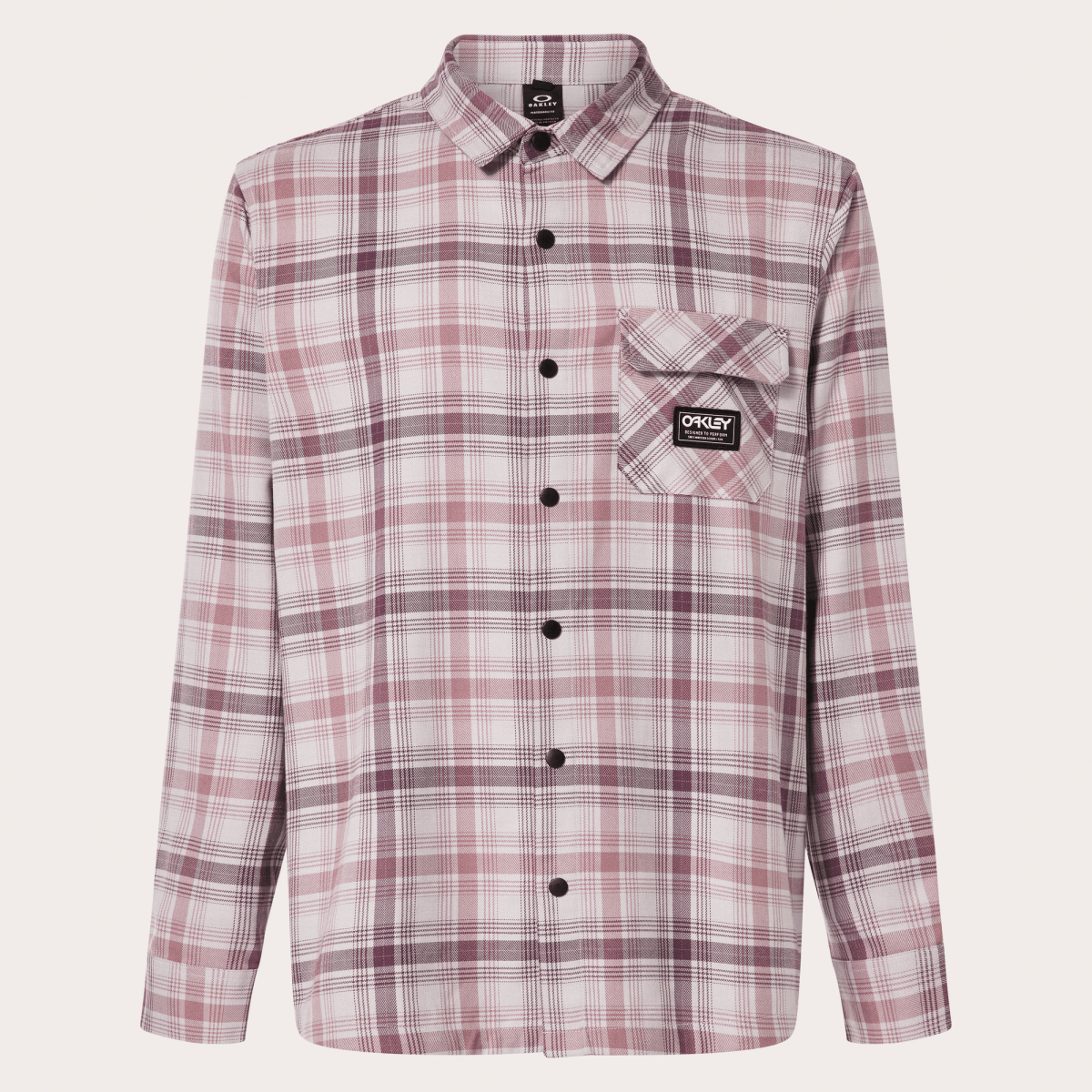 Oakley Butter Flannel Shirt Mens 2025 Toadstool - Elevation107