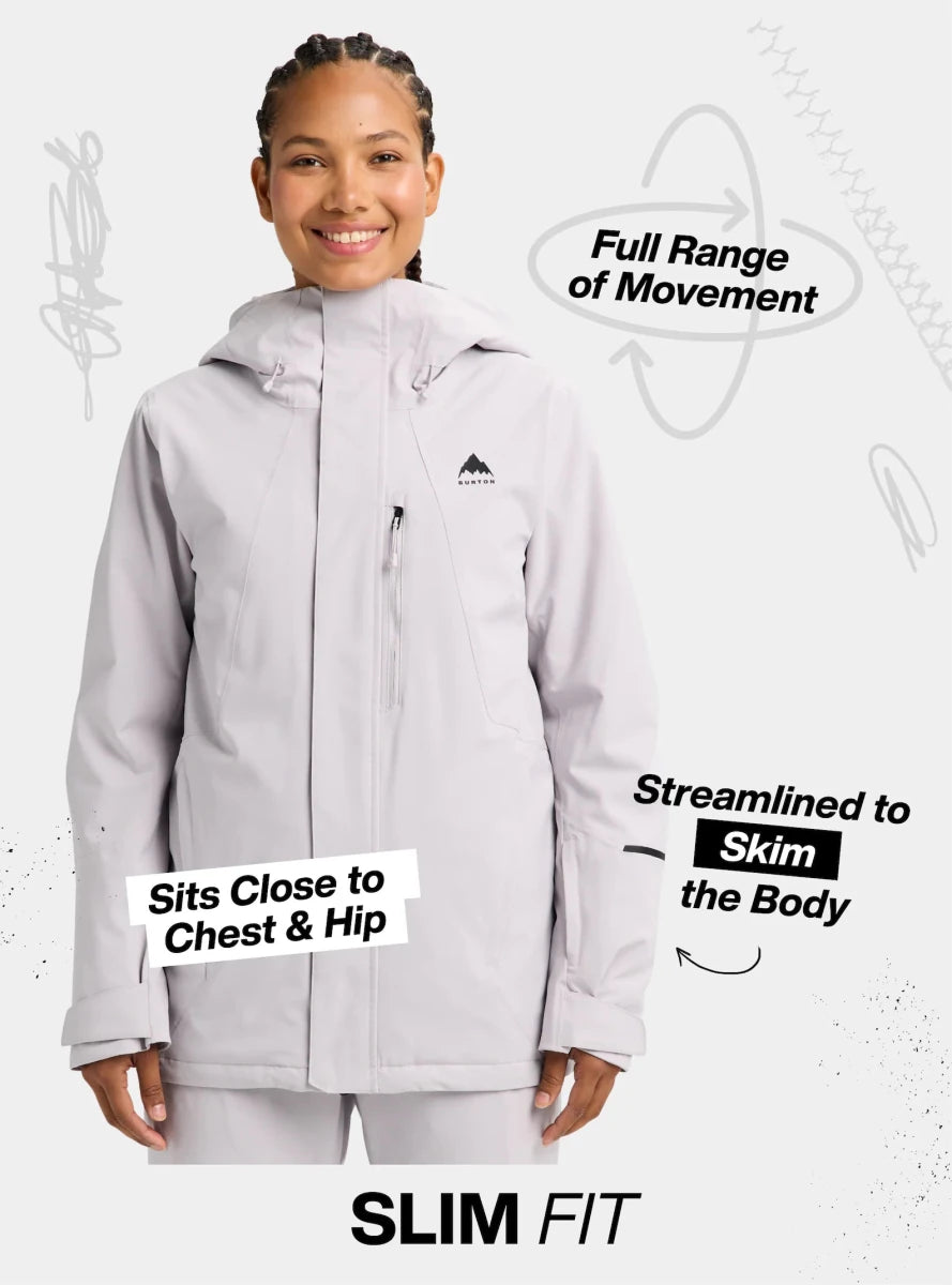 Burton Women's Reserve 2L Insulated Stretch Jacket 2026 Black - Elevation107
