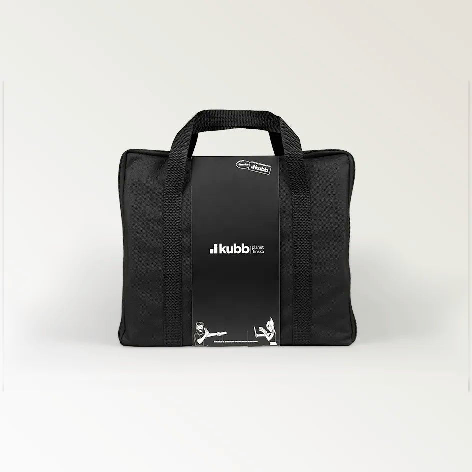 Planet Finska Kubb Original in Travel Bag Black, Natural Crown - Elevation107