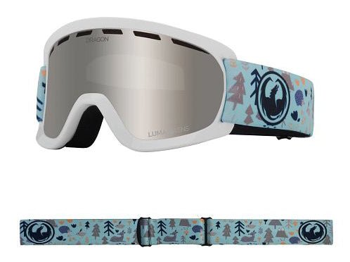 Dragon Lil D Snow Goggles Low Bridge Forest Friends / Lumalens Silver Ion - Elevation107