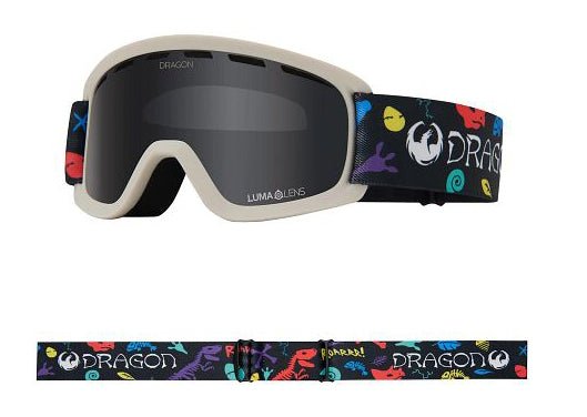 Dragon Lil D Snow Goggles Dinos / Lumalens Dark Smoke - Elevation107
