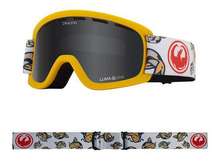 Dragon Lil D Snow Goggles Low Bridge Lil Koi / Lumalens Dark Smoke - Elevation107