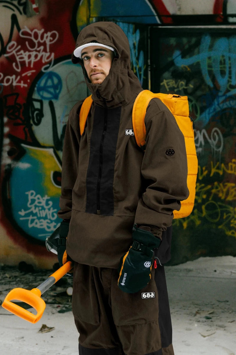 686 Ghost Anorak Jacket Mens 2026 Coffee - Elevation107