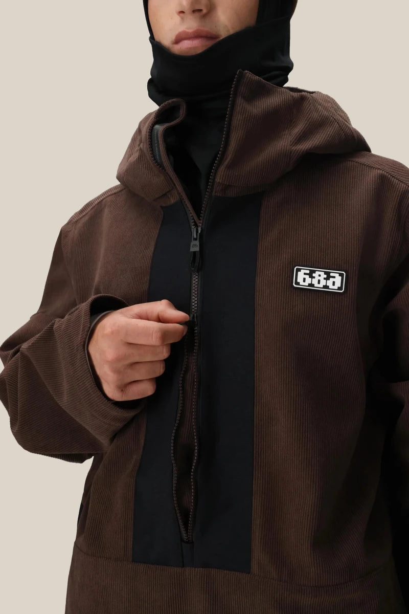 686 Ghost Anorak Jacket Mens 2026 Coffee - Elevation107