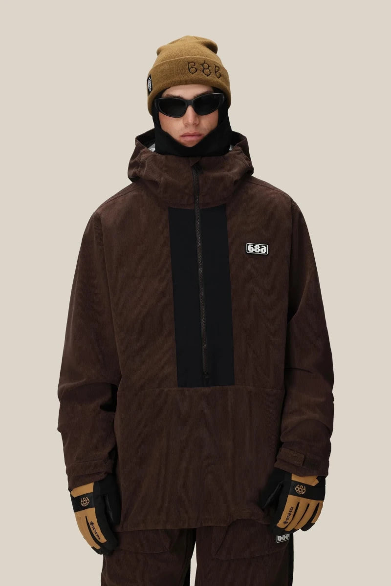 686 Ghost Anorak Jacket Mens 2026 Coffee - Elevation107