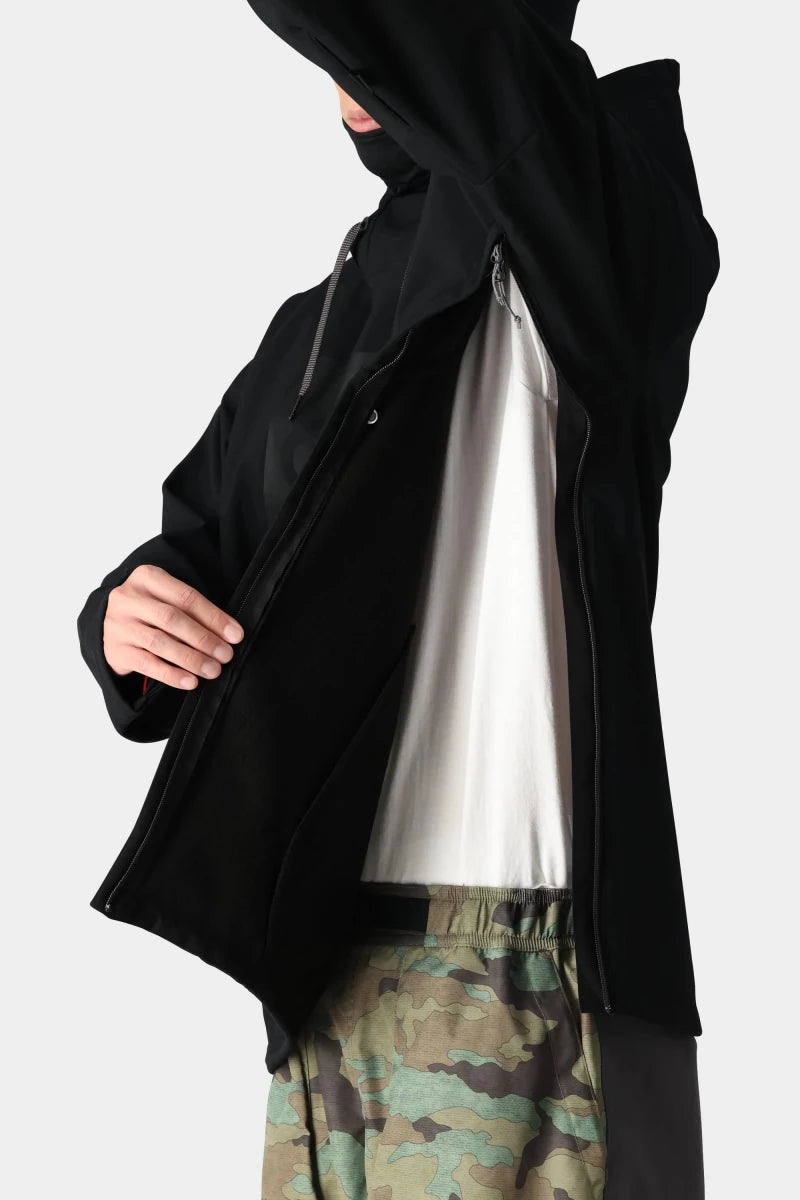 686 Waterproof Hoodie 2026 Black Print - Elevation107