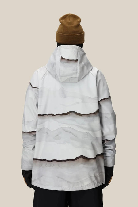 686 Waterproof Hoodie 2026 Smoke Mountain Print - Elevation107