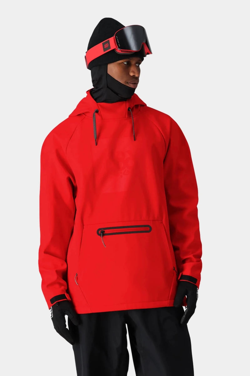686 Waterproof Hoodie 2026 True Red - Elevation107