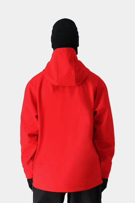 686 Waterproof Hoodie 2026 True Red - Elevation107