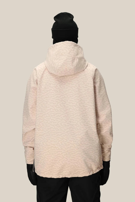686 Waterproof Hyperchromic Hoodie 2026 Smokey Pink Haze - Elevation107