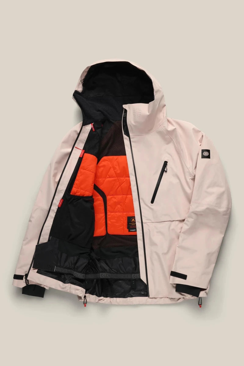 686 Hydra Thermagraph Jacket Mens 2026 Smokey Pink - Elevation107
