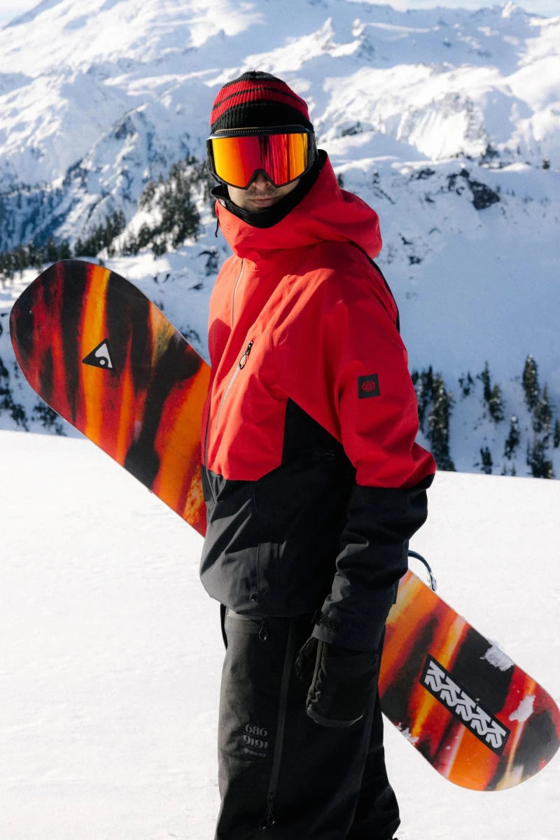686 Hydra Thermagraph Jacket Mens 2026 Red Colourblock - Elevation107