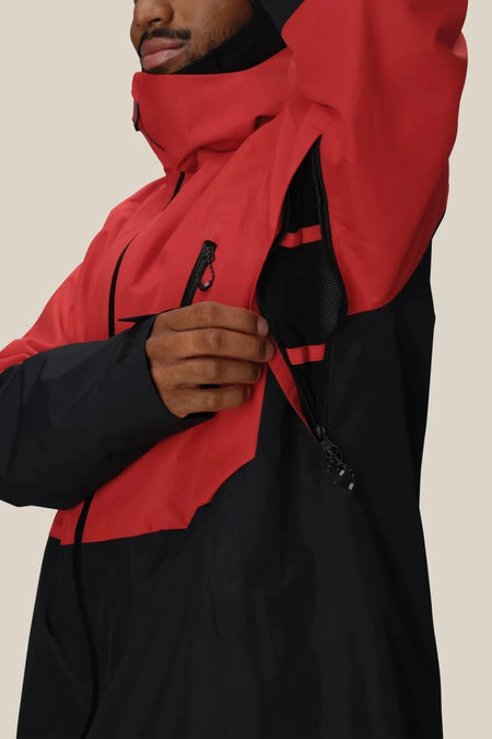 686 Hydra Thermagraph Jacket Mens 2026 Red Colourblock - Elevation107