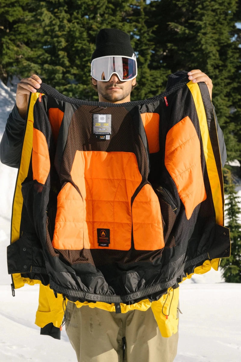 686 Hydra Thermagraph Jacket Mens 2026 Yellow Gold - Elevation107
