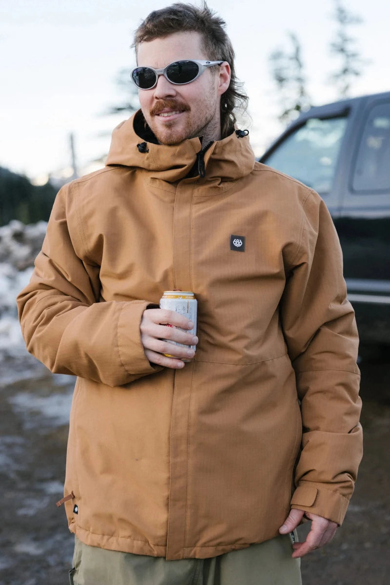 686 Foundation Insulated Jacket Mens 2026 Caramel Ripstop - Elevation107