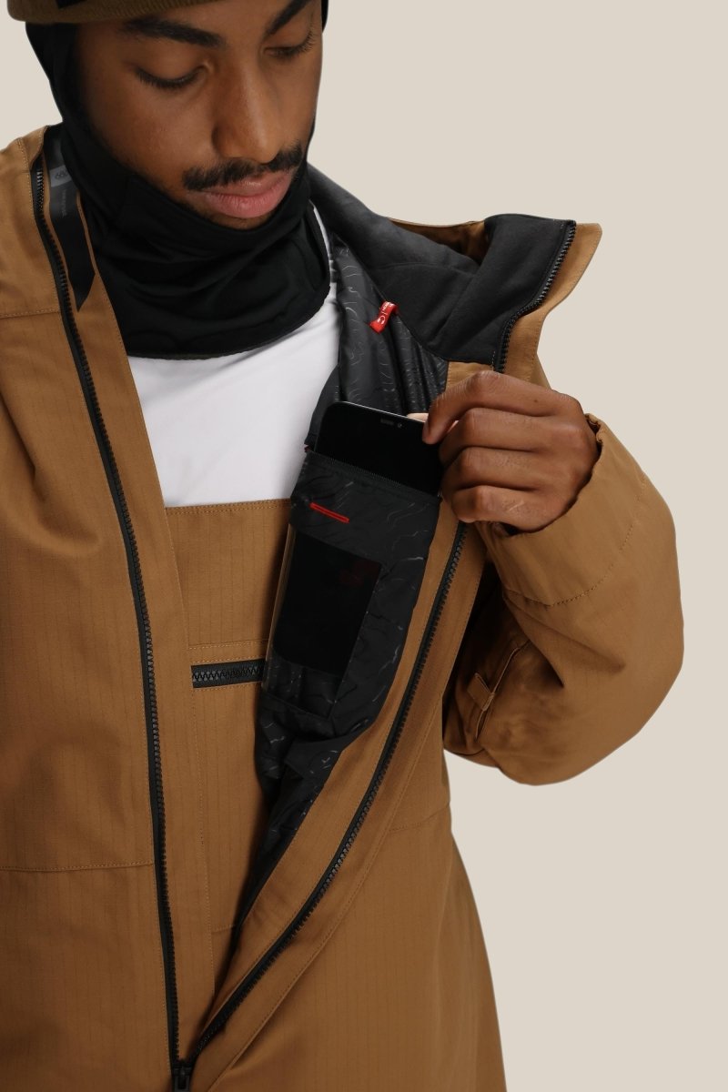 686 Foundation Insulated Jacket Mens 2026 Caramel Ripstop - Elevation107