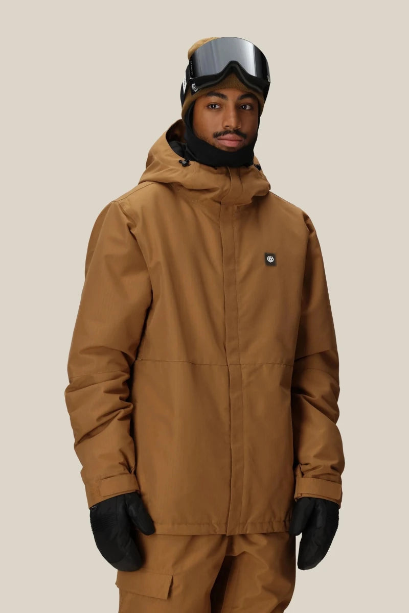686 Foundation Insulated Jacket Mens 2026 Caramel Ripstop - Elevation107