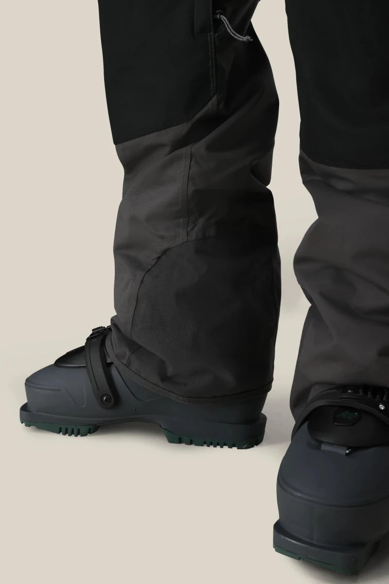 689 Hot Lap Insulated Bib Pants Mens 2026 Charcoal Colourblock - Elevation107