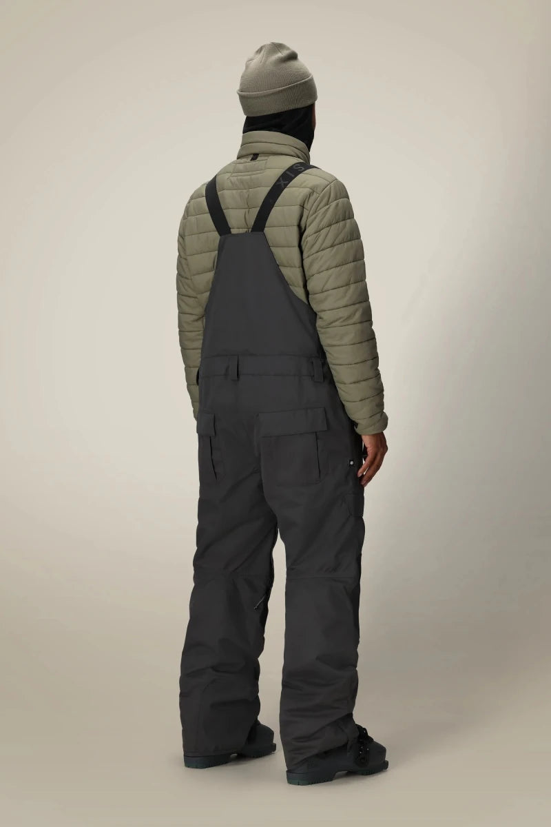 689 Hot Lap Insulated Bib Pants Mens 2026 Charcoal Colourblock - Elevation107