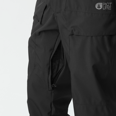 Picture Testy Bib Pants Mens 2026 Black - Elevation107