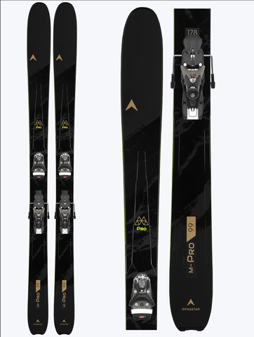 Dynastar M-Pro 99 Mens Snow Skis + Look SPX12 Bindings 2024
