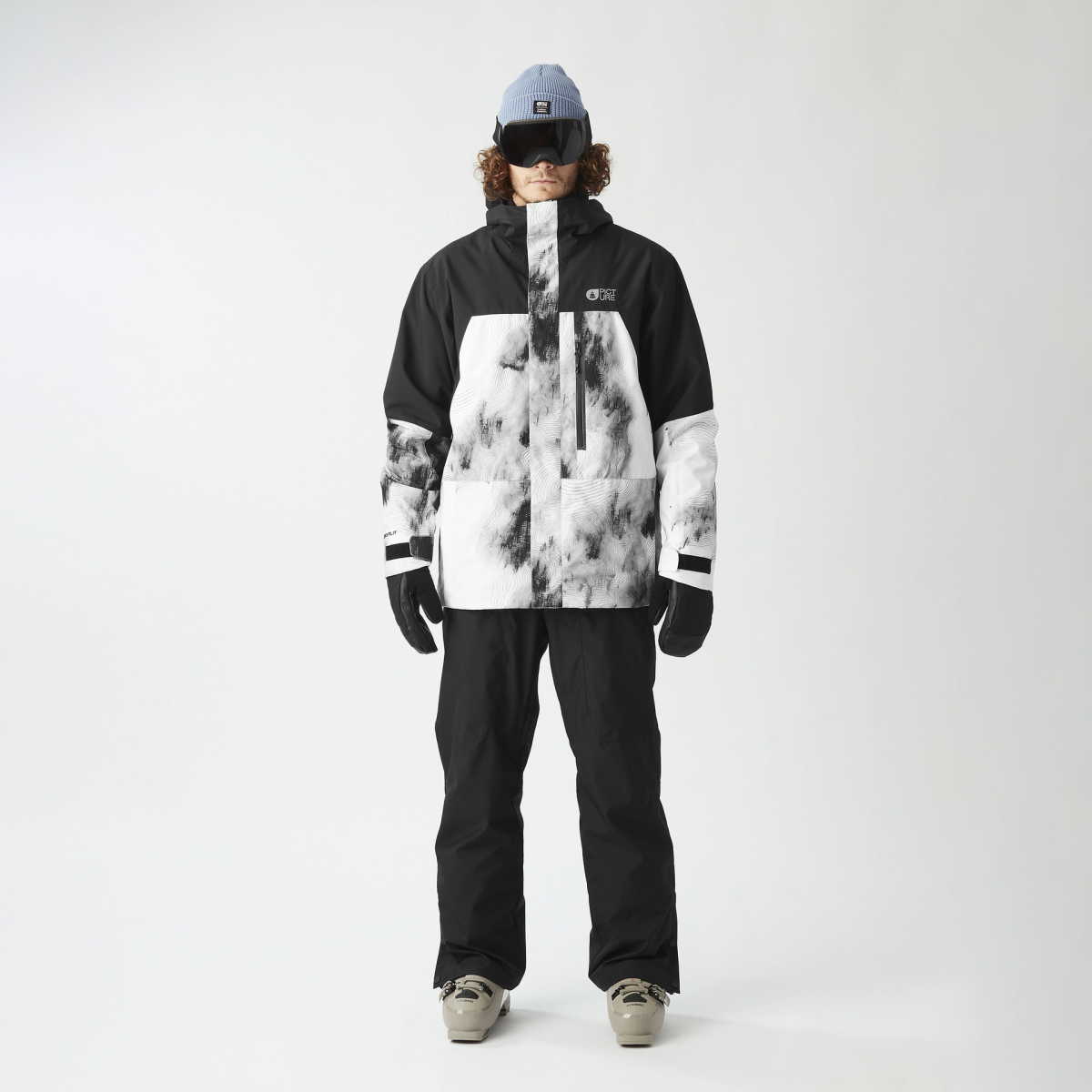 Picture Jomoh Jacket Mens 2026 Snowy PinePrint - Elevation107