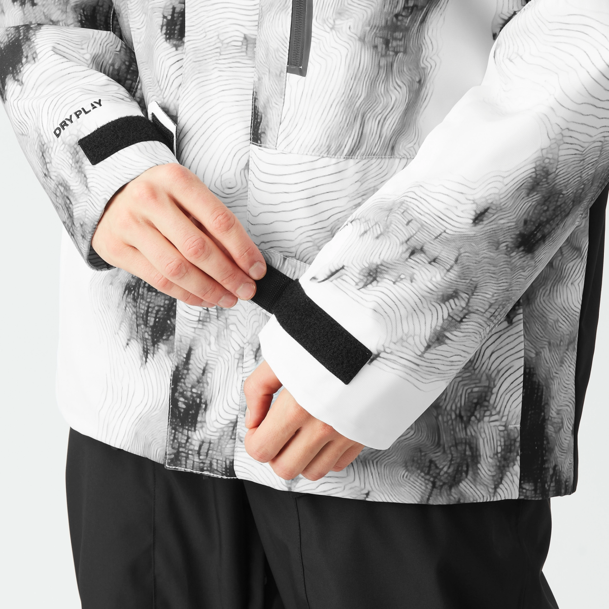 Picture Jomoh Jacket Mens 2026 Snowy PinePrint - Elevation107