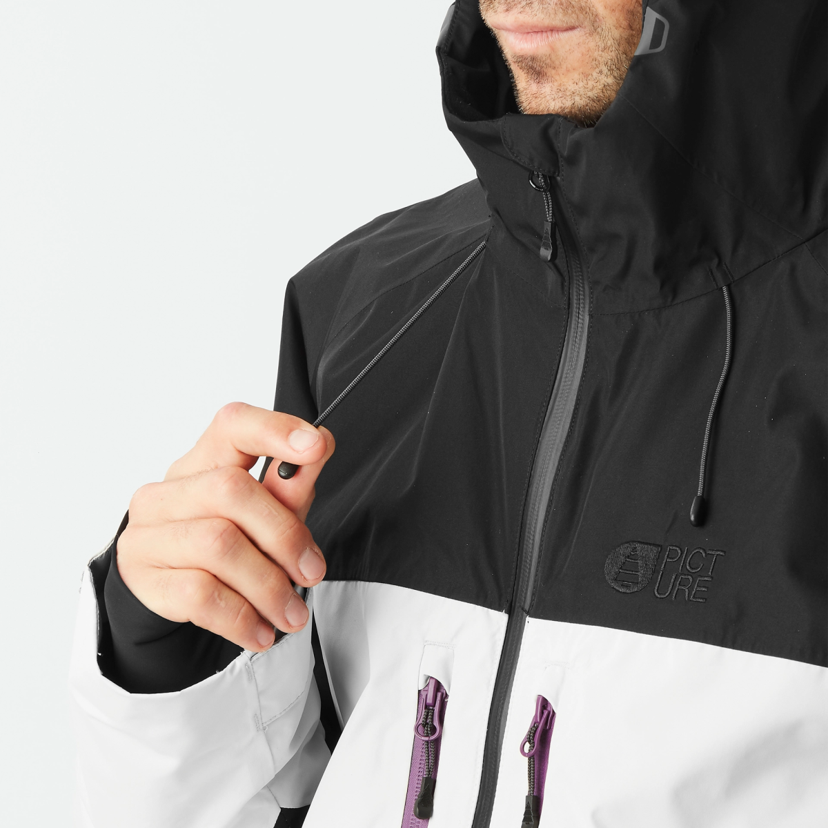 Picture Akna M Jacket Mens 2026 Vapor Grey - Elevation107