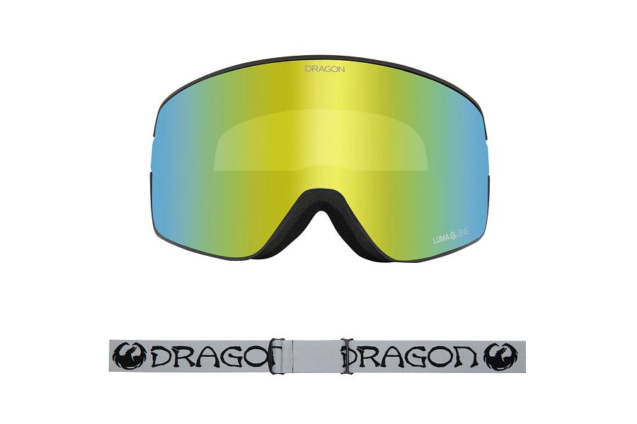 Dragon NFX2 Snow Goggles Classic Grey / Lumalens Gold Ion + Lumalens Amber - Elevation107