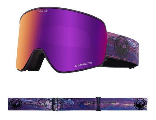 Dragon NFX2 Snow Goggles Low Bridge Chris Benchetler Sig 23 / Lumalens Purple Ion + Lumalens Amber - Elevation107