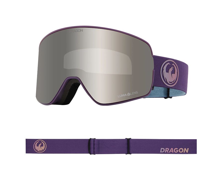 Dragon NFX2 Snow Goggles Deep Plum / Lumalens Silver Ion + Lumalens Violet - Elevation107