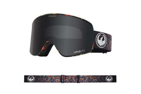 Dragon NFX2 Snow Goggles Fire Leaf / Lumalens Dark Smoke + Lumalens Amber - Elevation107