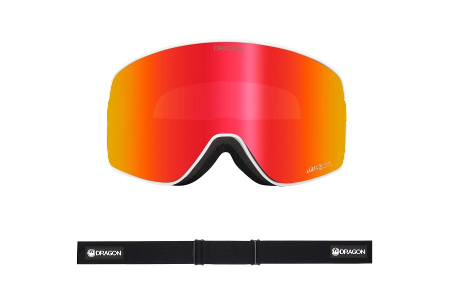 Dragon NFX2 Snow Goggles Icon Red / Lumalens Red Ion + Lumalens Light Rose - Elevation107