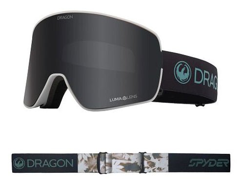 Dragon NFX2 Snow Goggles Low Bridge Block Mirage / Lumalens Dark Smoke + Lumalens Amber - Elevation107