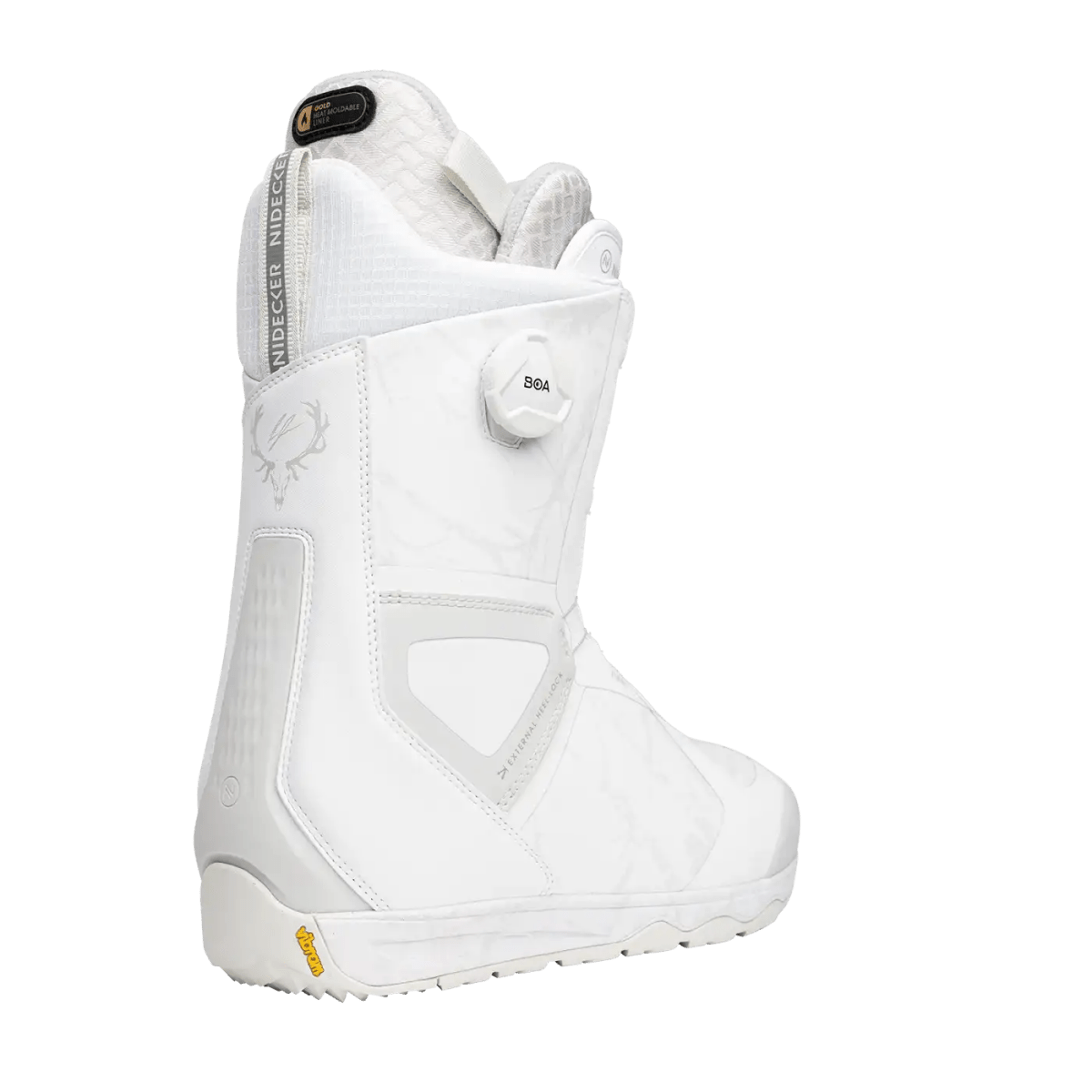 Nidecker Kita Double Boa Snowboard Boots Mens 2026 Ejack White Camo - Elevation107