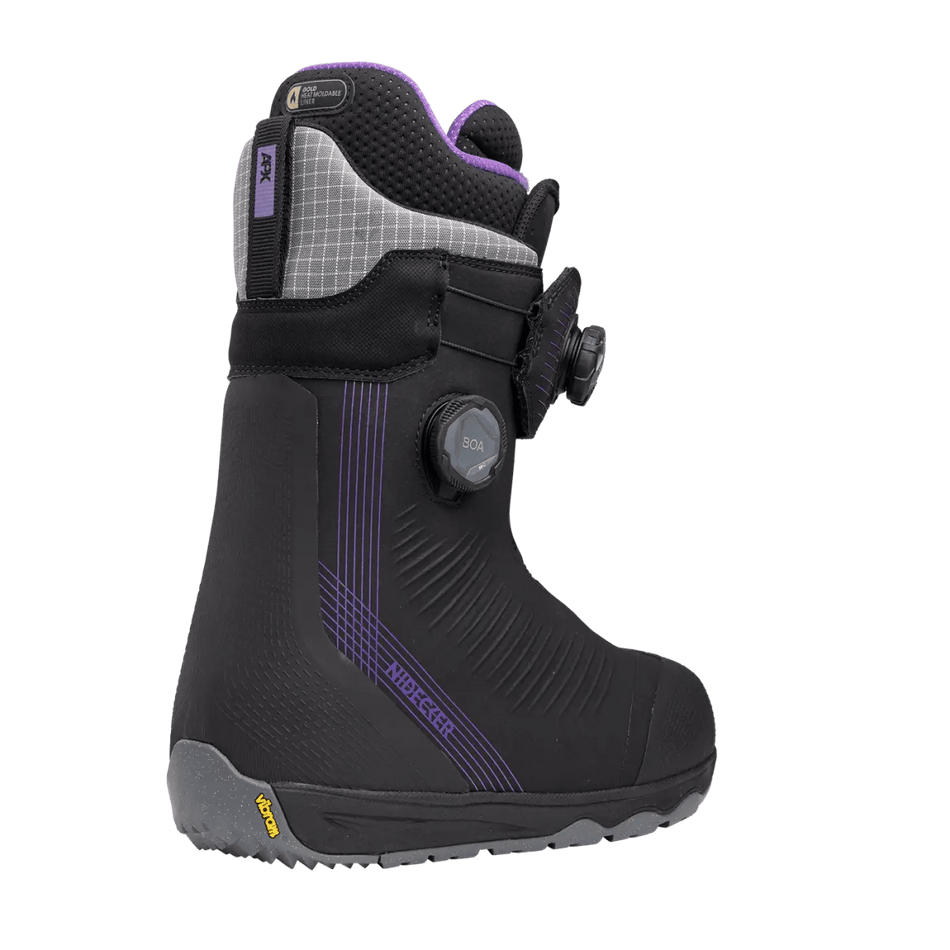 Nidecker Kita Apx Double Boa Snowboard Boots Mens 2026 Black - Elevation107
