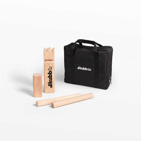 Planet Finska Kubb Original in Travel Bag Black, Natural Crown - Elevation107