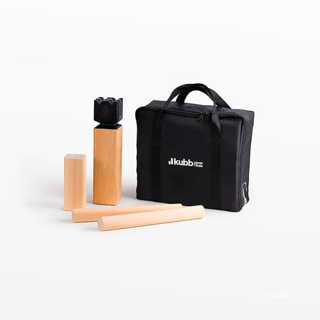 Planet Finska Kubb Original in Travel Bag Black, Black Crown - Elevation107