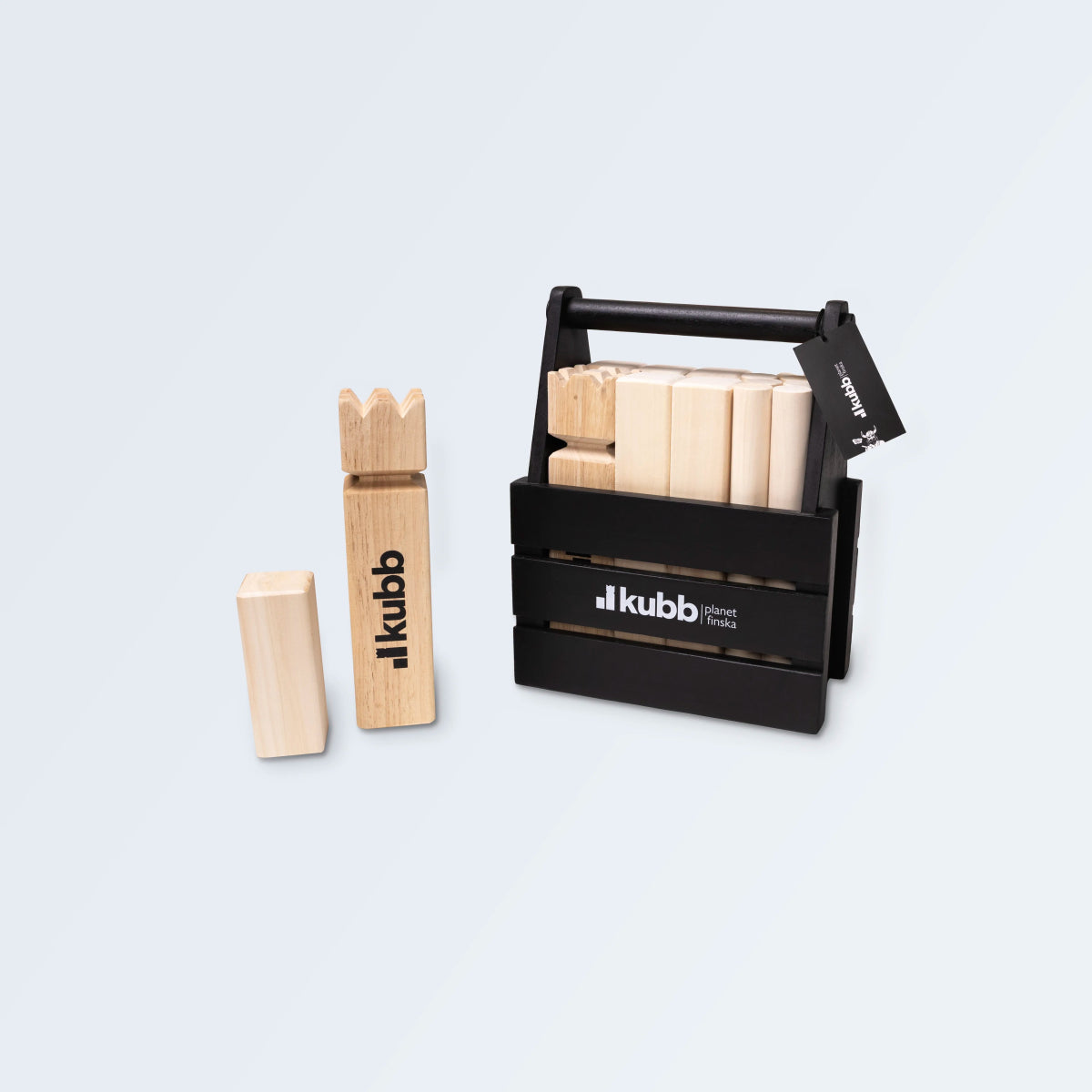 Planet Finska Kubb Original Birch - Charcoal Back - Elevation107